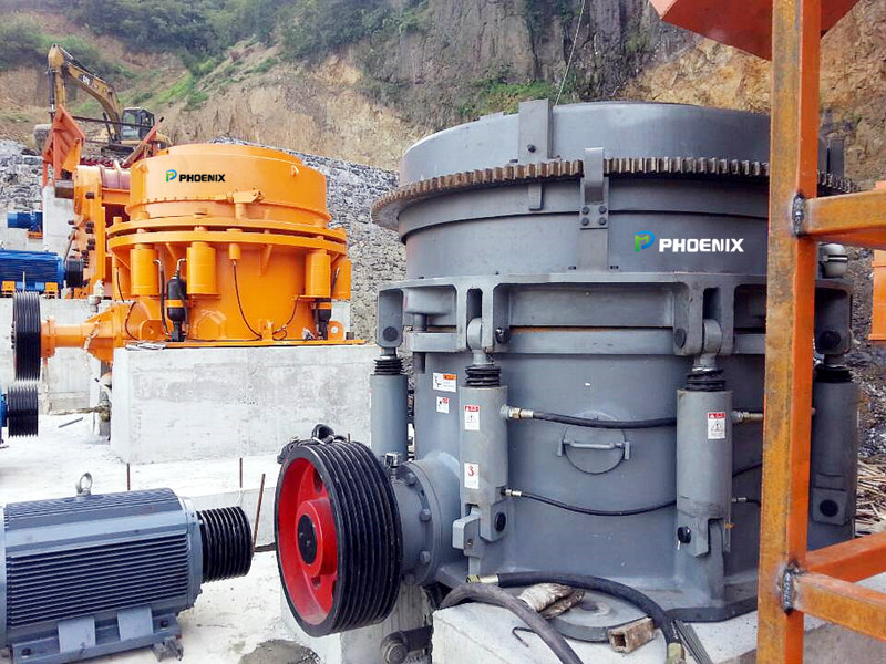 多缸液压圆锥破碎机